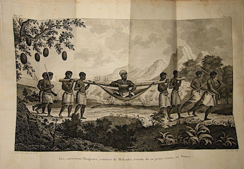 Louis Ohier, comte de Grandpré Voyage a la cote occidentale d'Afrique, fait dans les années 1786 et 1787 contenant la description des moeurs, usage, lois, gouvernement et commerce des Etats du Congo... Suivi d'un voyage fait au cap de Bon-Espérance... Tome premier (et Tome second)  An IX-1801 Paris Dentu 